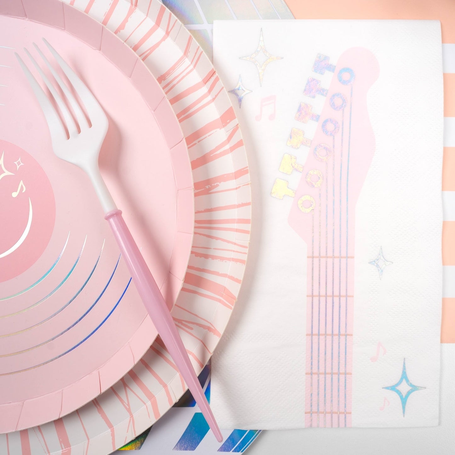 Pop Star Dance Party Guitar Guest Towel