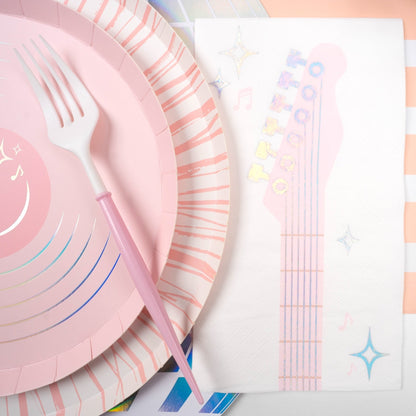 Pop Star Dance Party Guitar Guest Towel