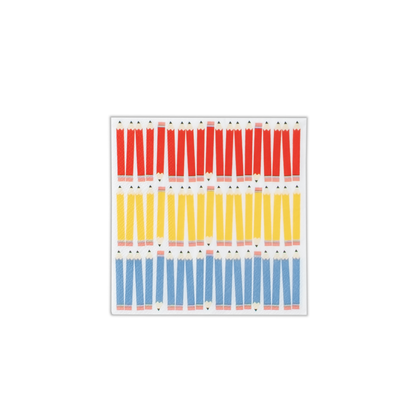 SCH25-CN2- Gatherings School Days Pencils Beverage Napkin
