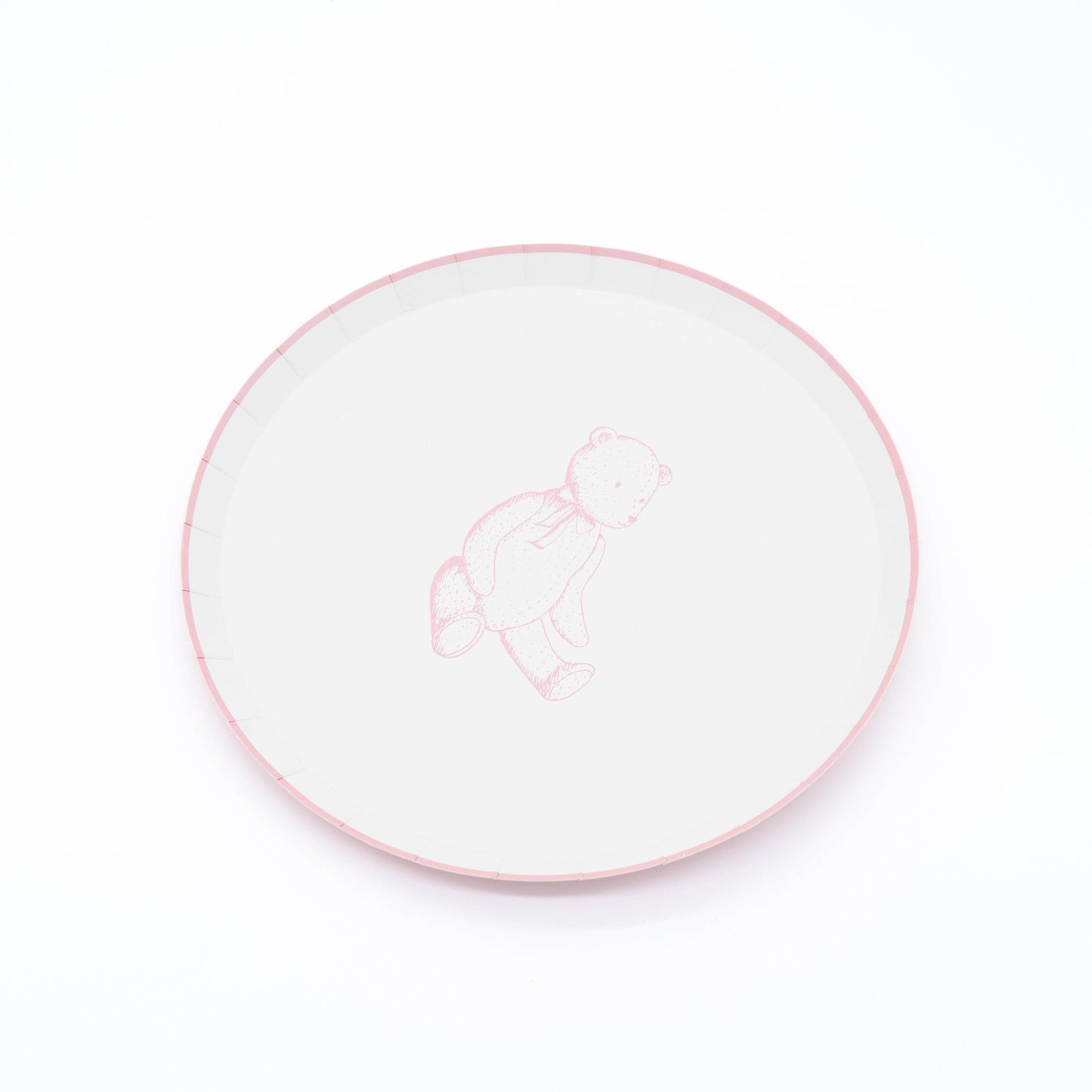 Pink Precious Baby Bear Dessert Plates