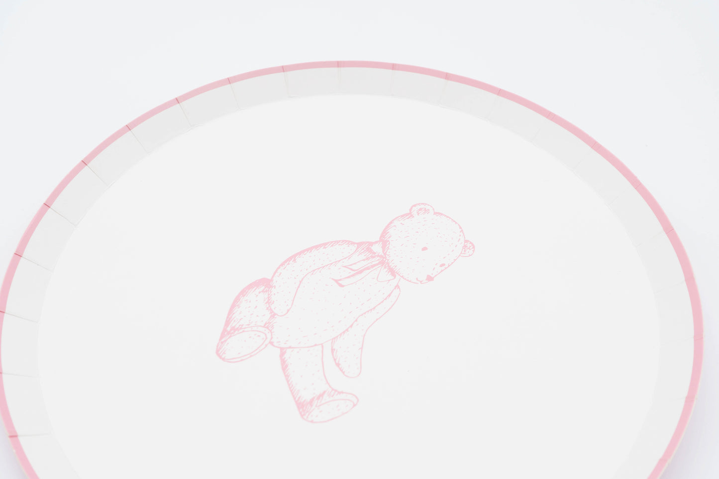 Pink Precious Baby Bear Dessert Plates