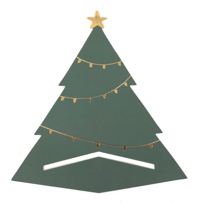 Paper Christmas Tree Napkin Holders