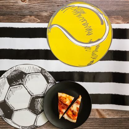 Sports Fan Tennis Ball Paper Placemats