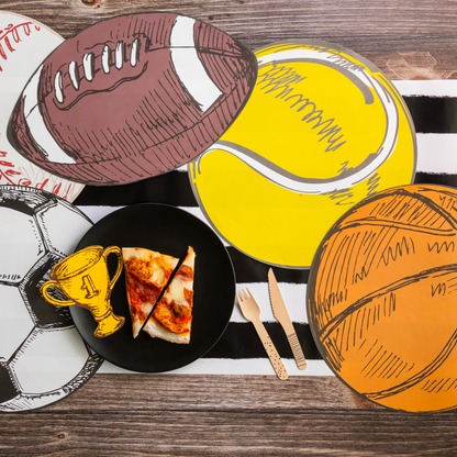 Sports Fan Tennis Ball Paper Placemats