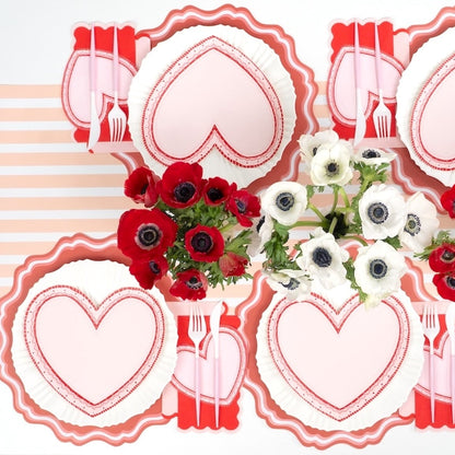 Sweetheart Heart Shaped Valentine Napkins