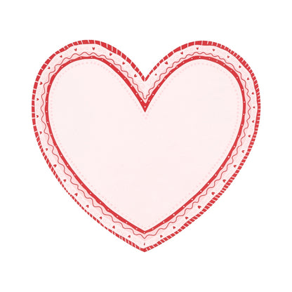 Sweetheart Heart Shaped Valentine Plates