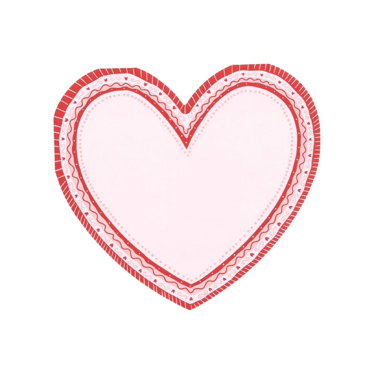 Sweetheart Heart Shaped Valentine Napkins