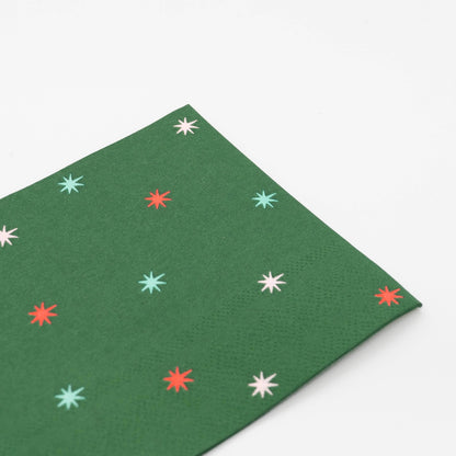 Holiday Stars Christmas Guest Towels