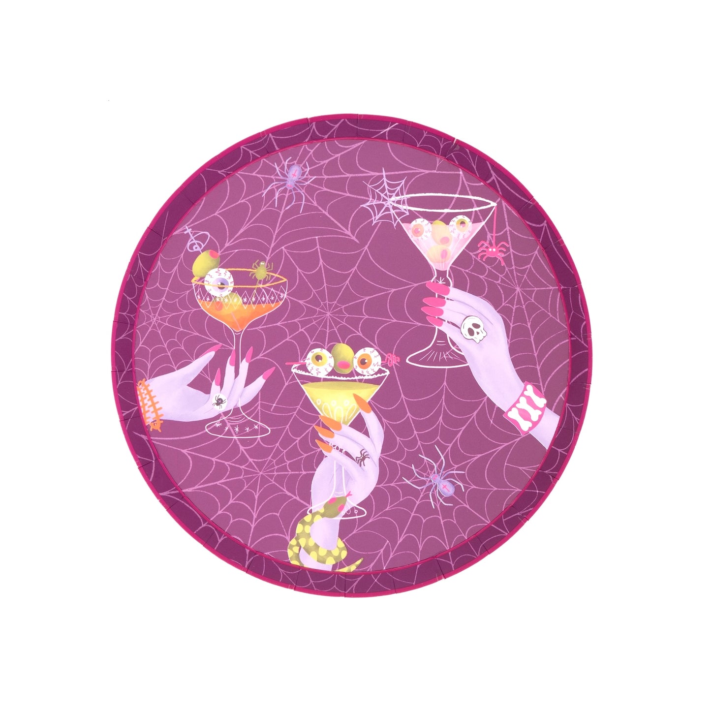 Midnight Spirits Halloween Dessert Plates