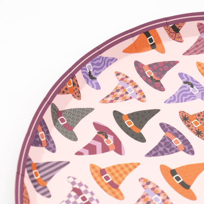 Bewitching Hats Halloween Dessert Plates