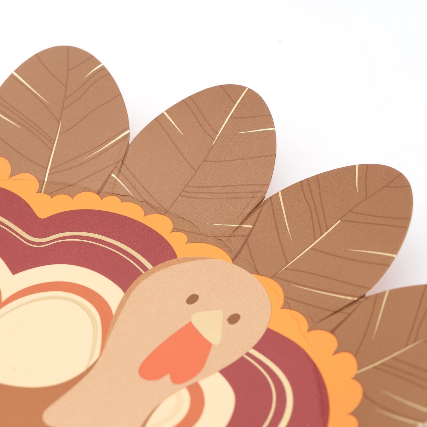 Thanksgiving Turkey Shaped Plates