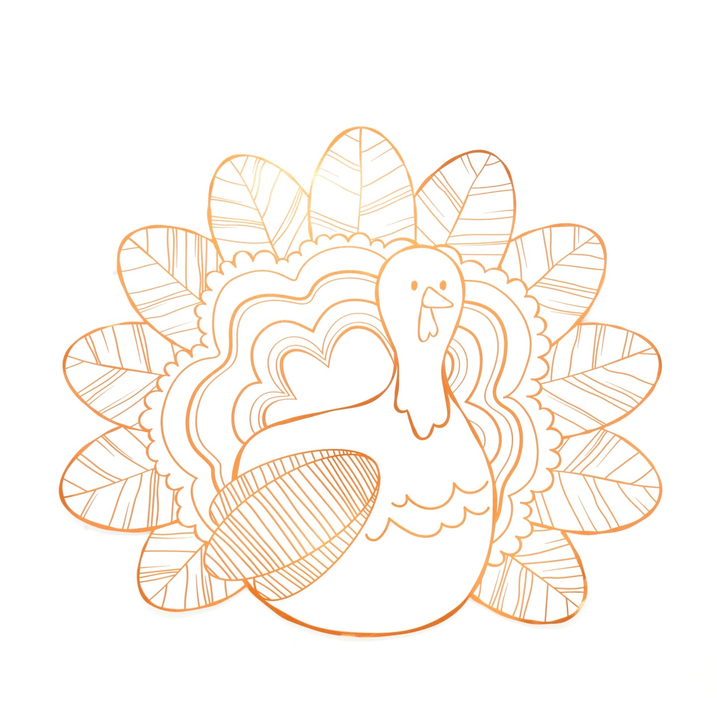 Thanksgiving Turkey Coloring Placemats