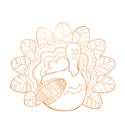 Thanksgiving Turkey Coloring Placemats