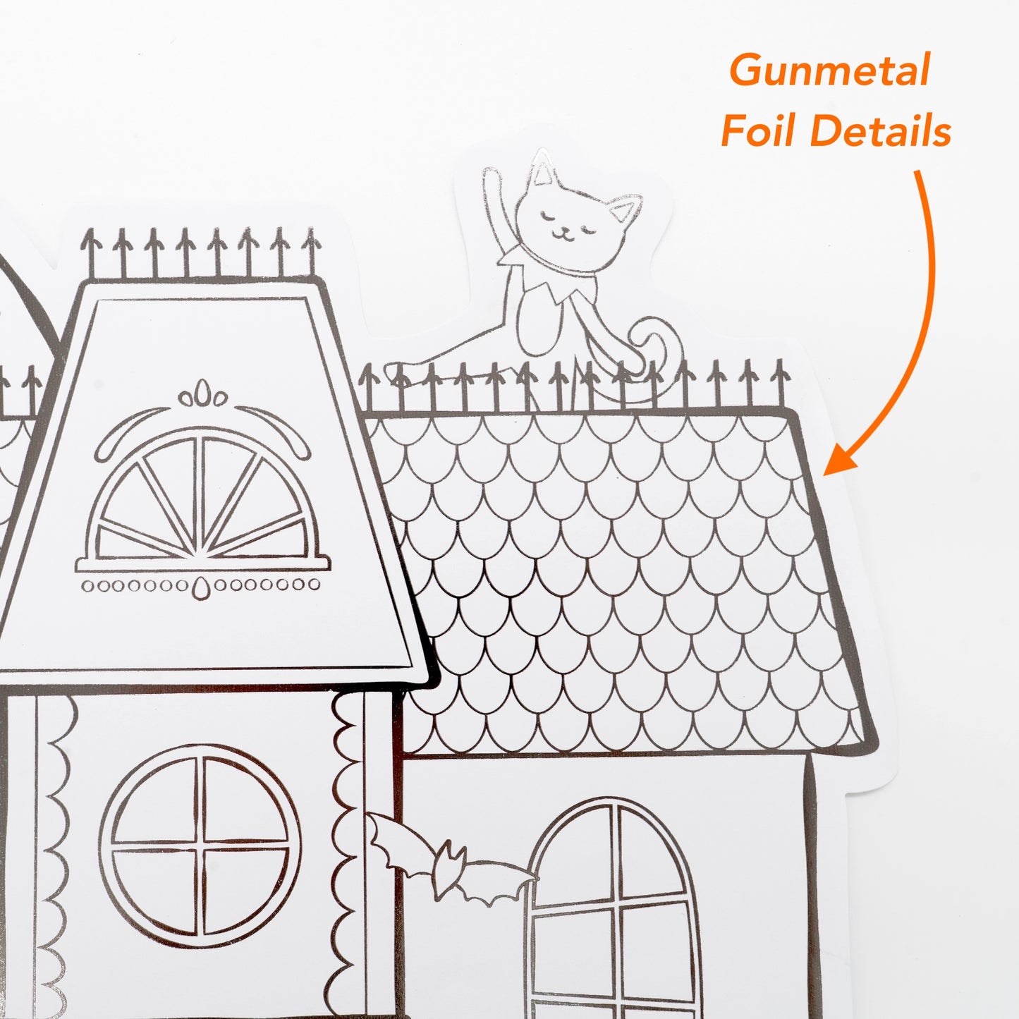 Haunted House Halloween Coloring Placemats