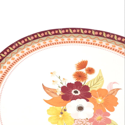 Harvest Floral Dessert Plates