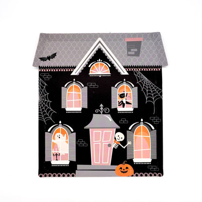 Haunted House Halloween Shaped Plates