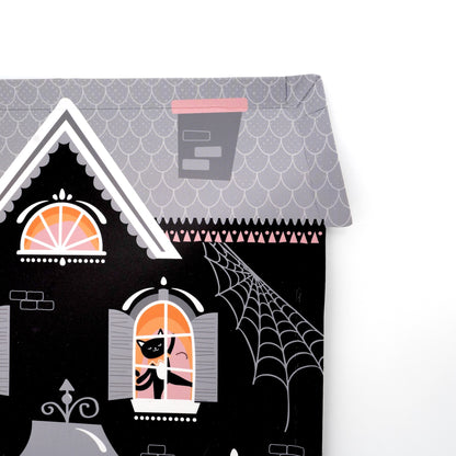 Haunted House Halloween Shaped Plates