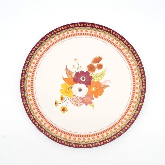 Harvest Floral Dessert Plates