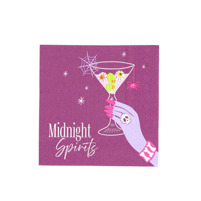 Midnight Spirits Halloween Cocktail Napkins
