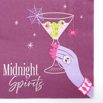 Midnight Spirits Halloween Cocktail Napkins
