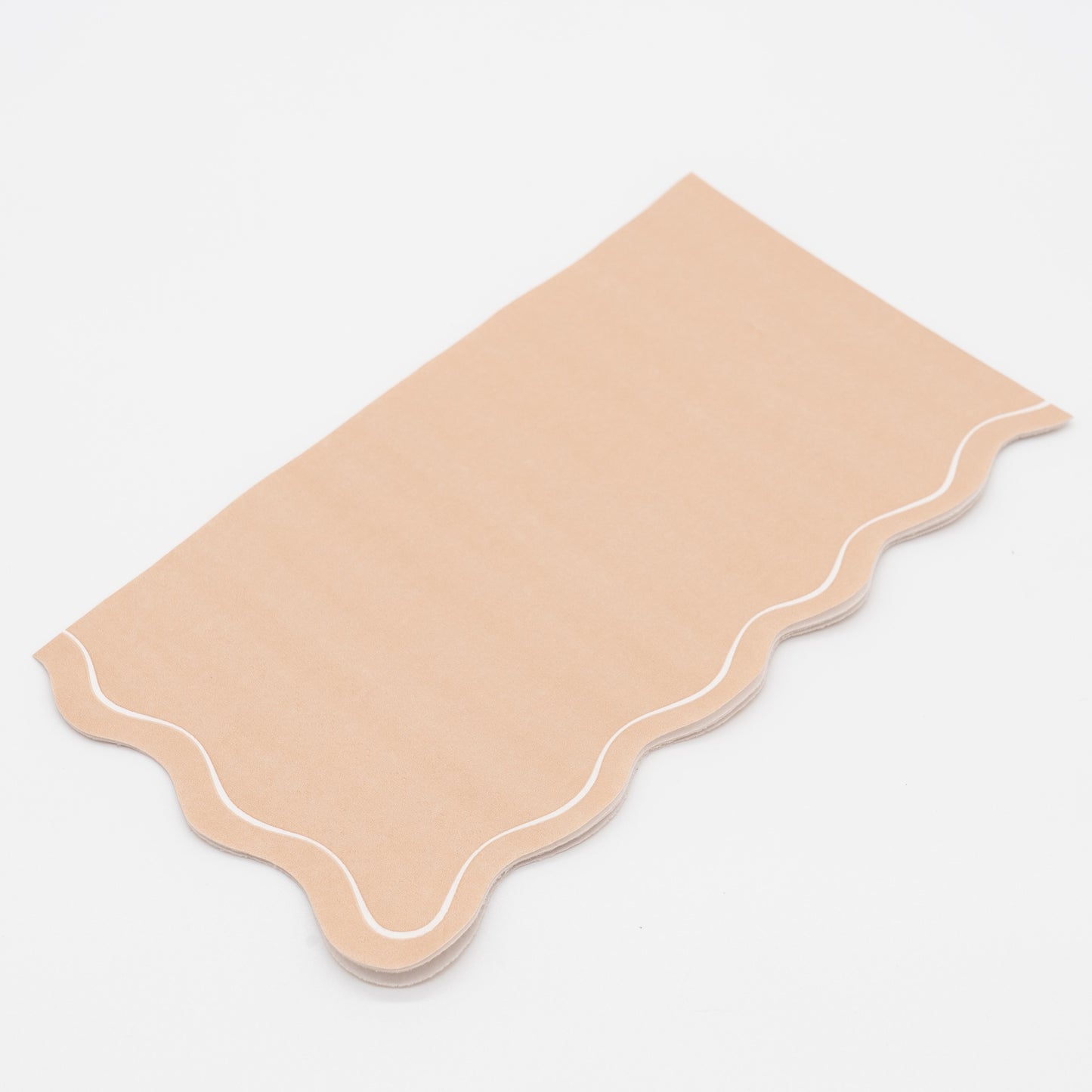 Light Brown Scallop Guest Towels