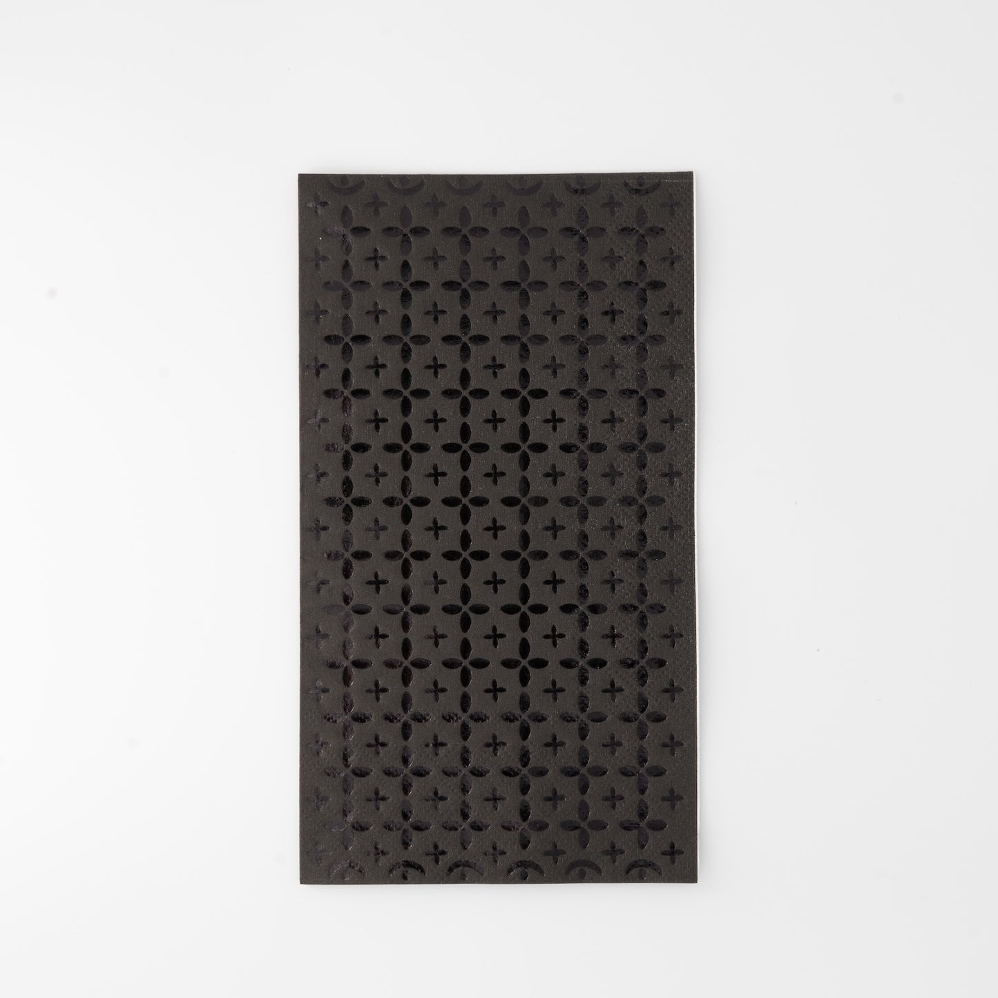 Elegant Black Pattern Guest Towels