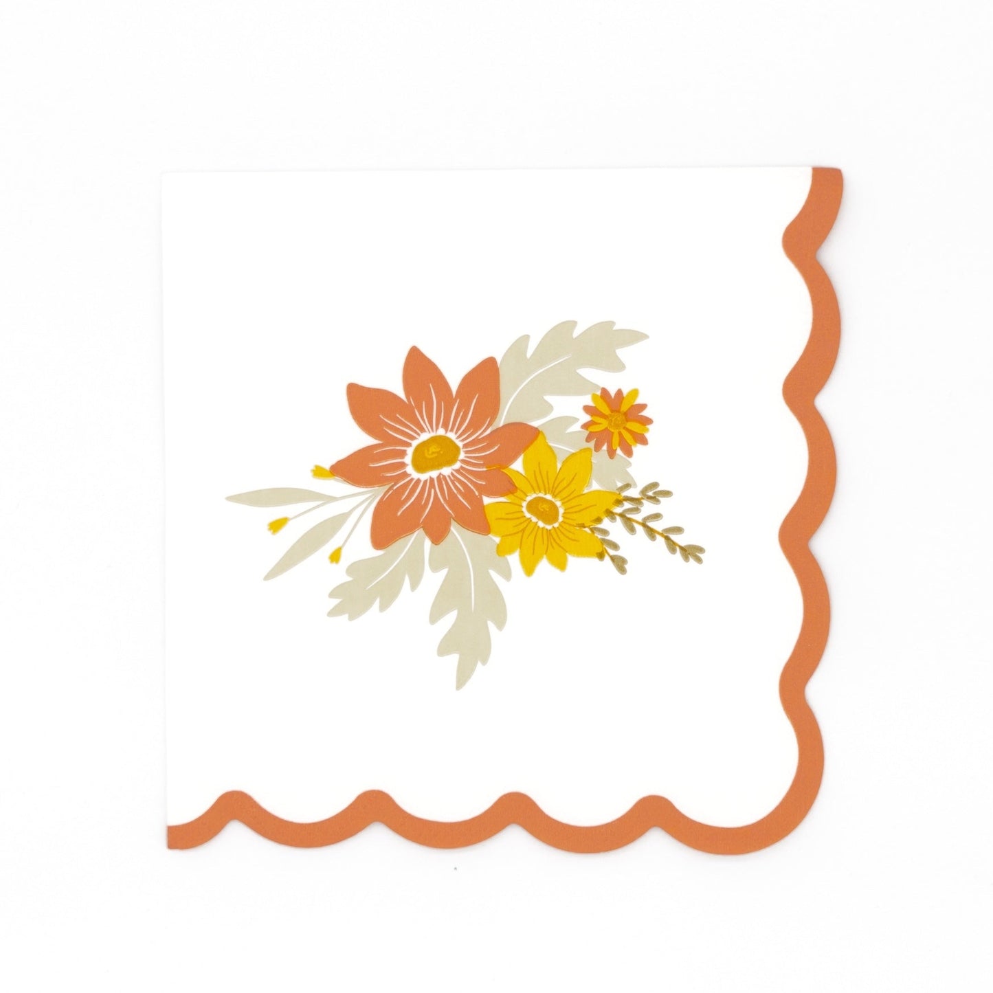 Autumn Floral Cocktail Napkins