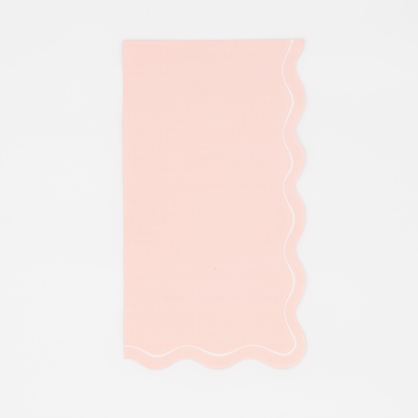 Pink Scallop Guest Towels