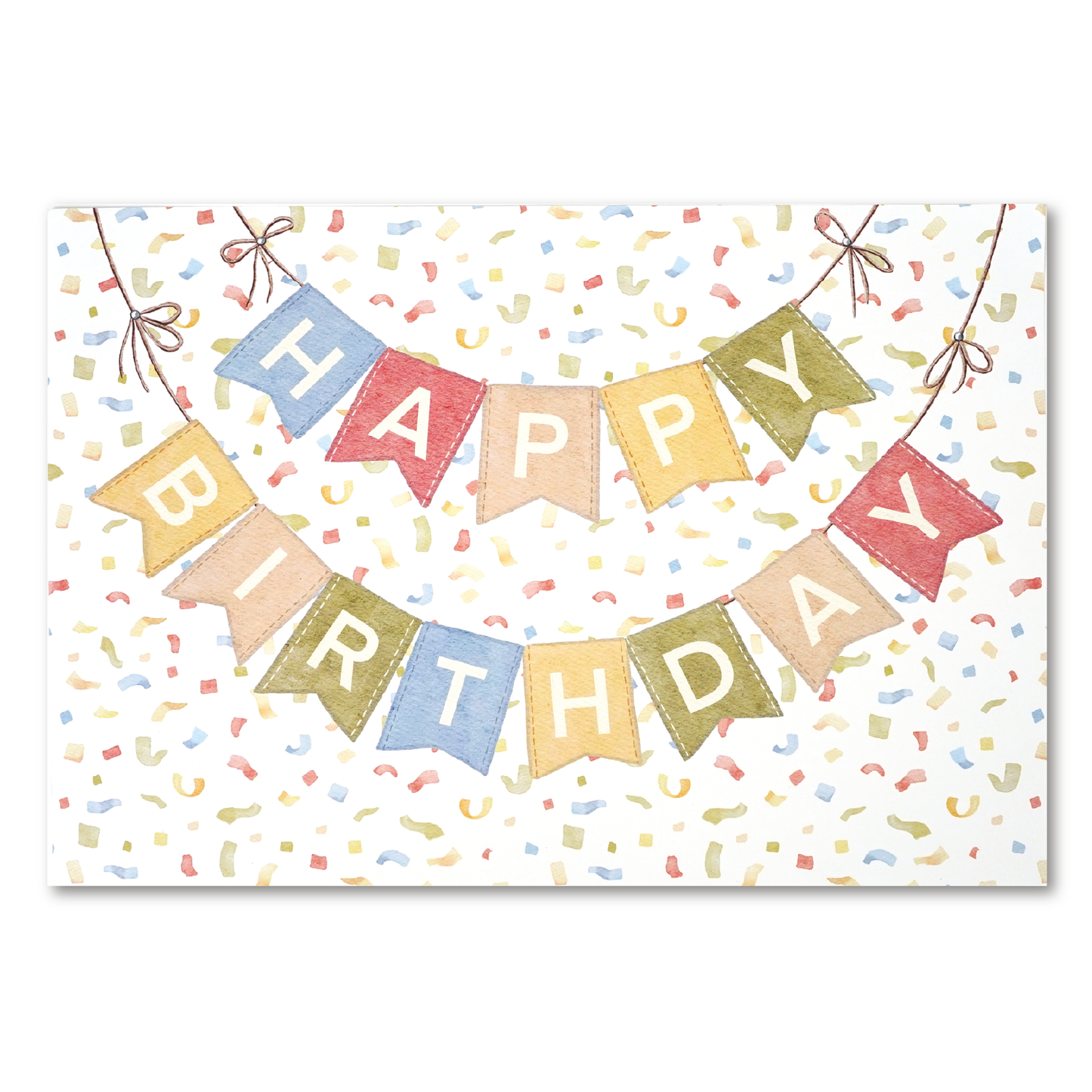 Happy Birthday Garland Paper Placemats