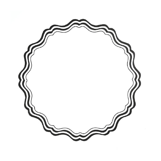 Black & White Fancy Placemats