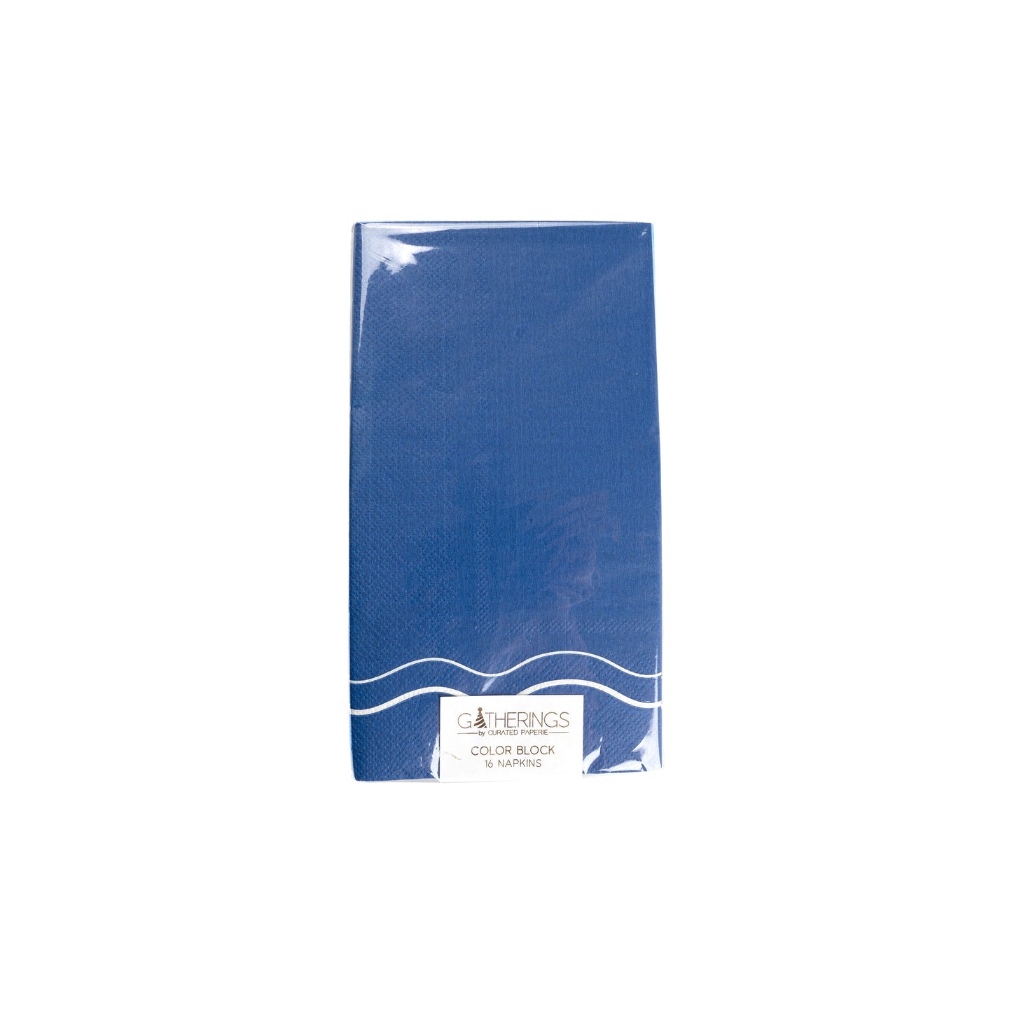 Blue Color Block Guest Towels