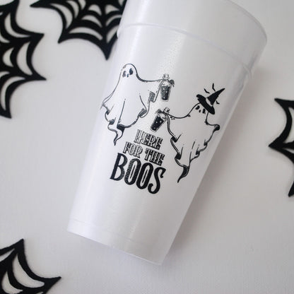 Here For The Boos 20oz. Foam Cups | 10 pack