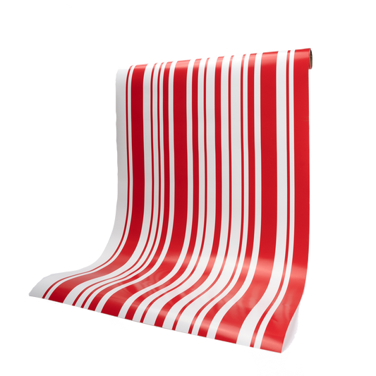 Crimson Red Paper Table Runner