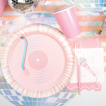 Pop Star Dance Party Microphone Cocktail Napkins