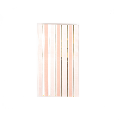 Pink Striped Guest Towels