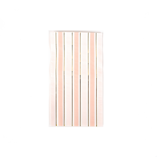 Pink Striped Guest Towels