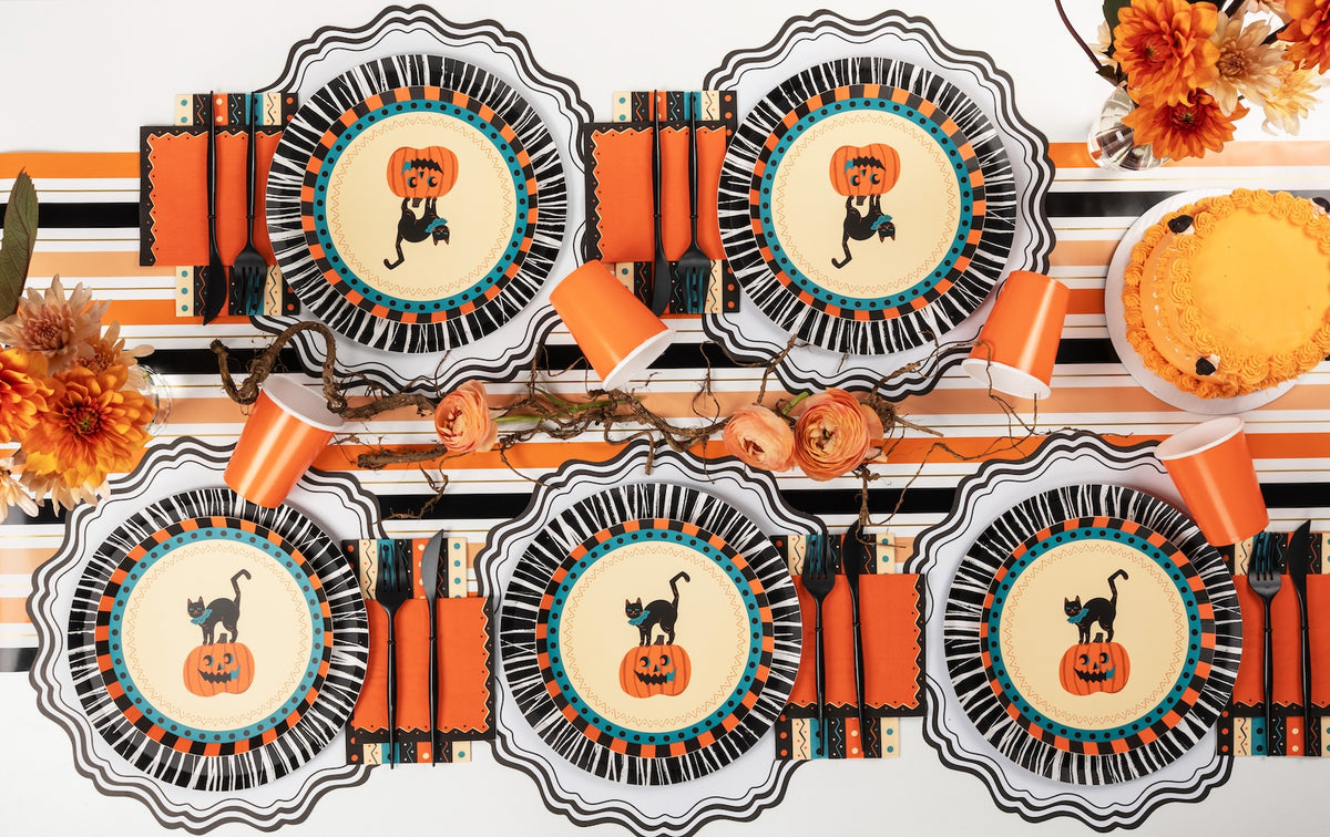 Black & White Fancy Placemats