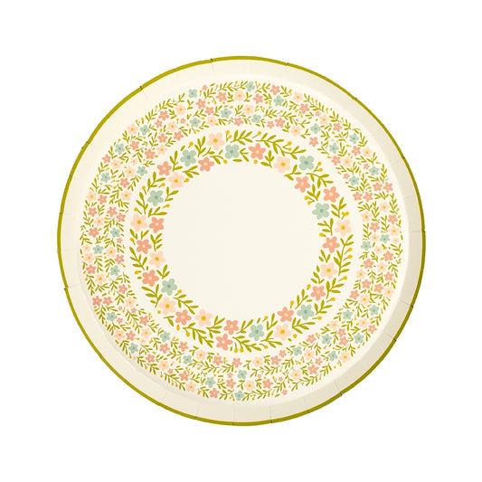 Floral Meadow Dessert Plates