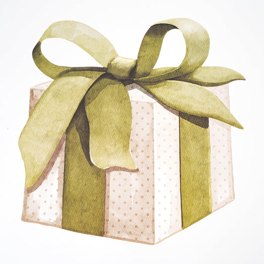 Green Beautiful Gift Paper Placemats