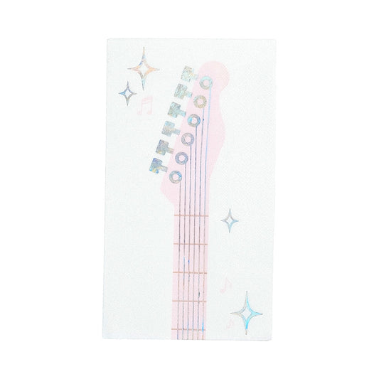 Pop Star Dance Party Guitar Guest Towel