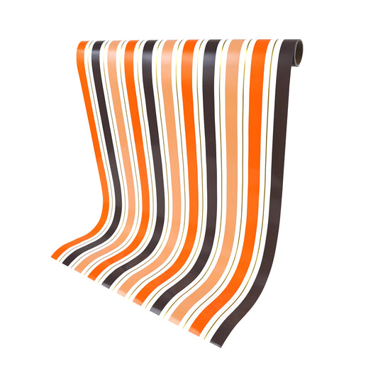 Halloween Stripe Paper Table Runner