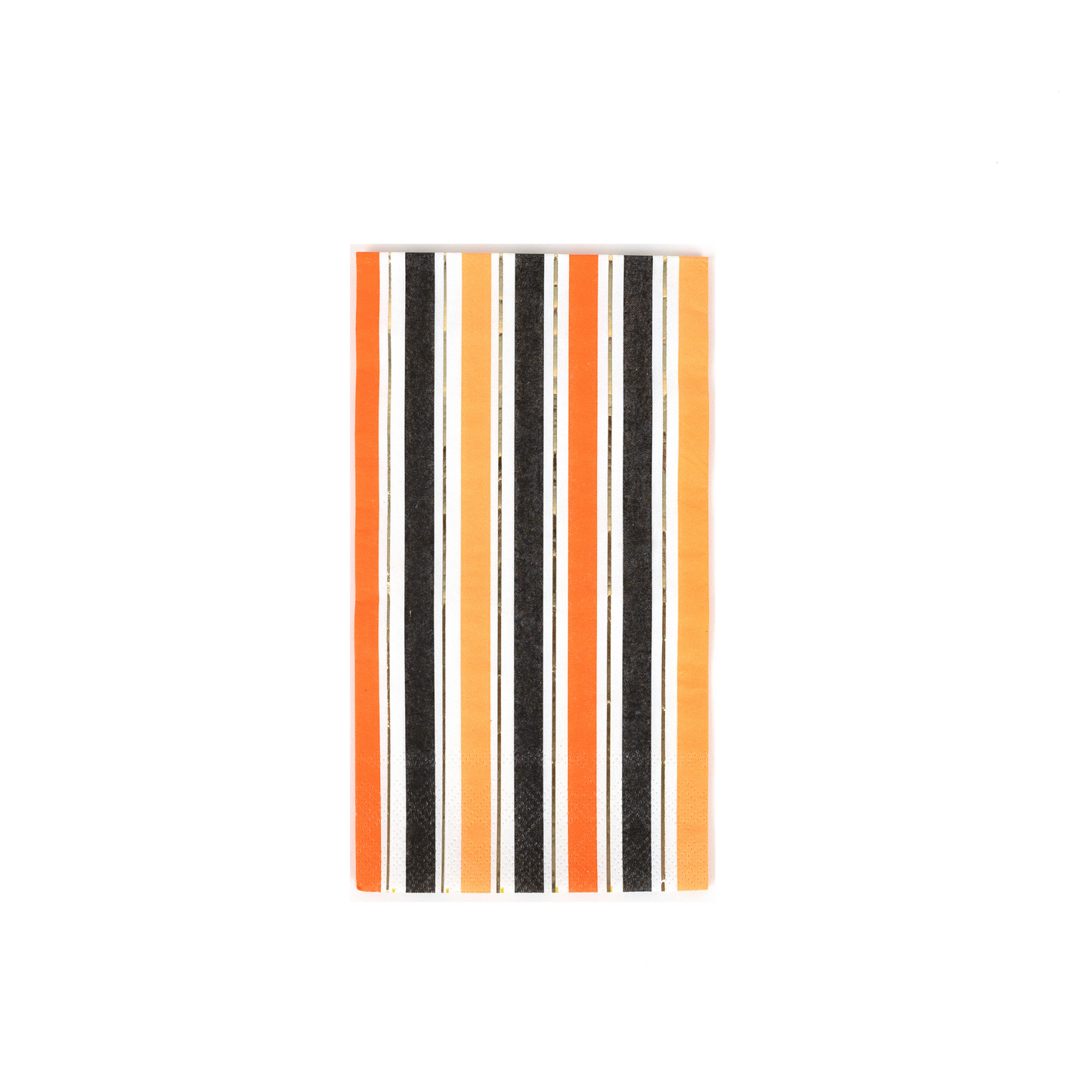 Orange Multicolor Stripes Guest Towels