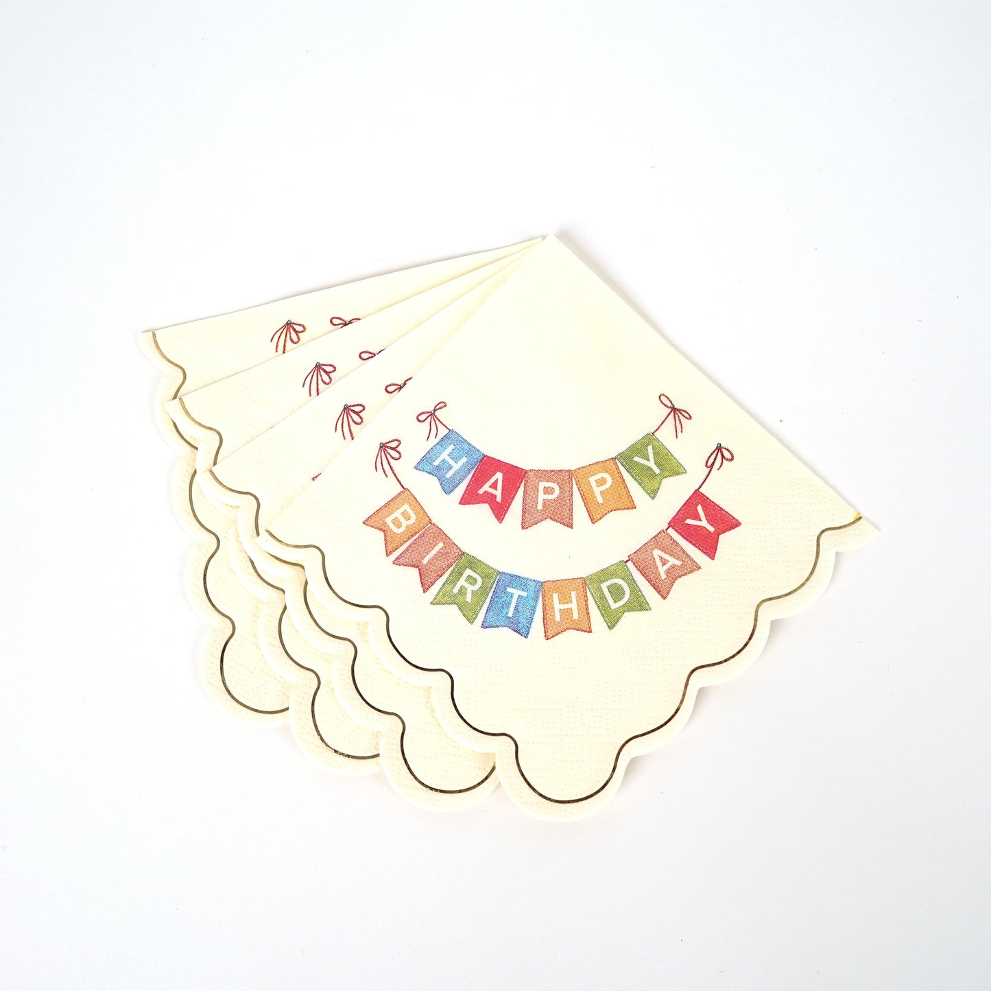 Happy Birthday Beverage Napkins