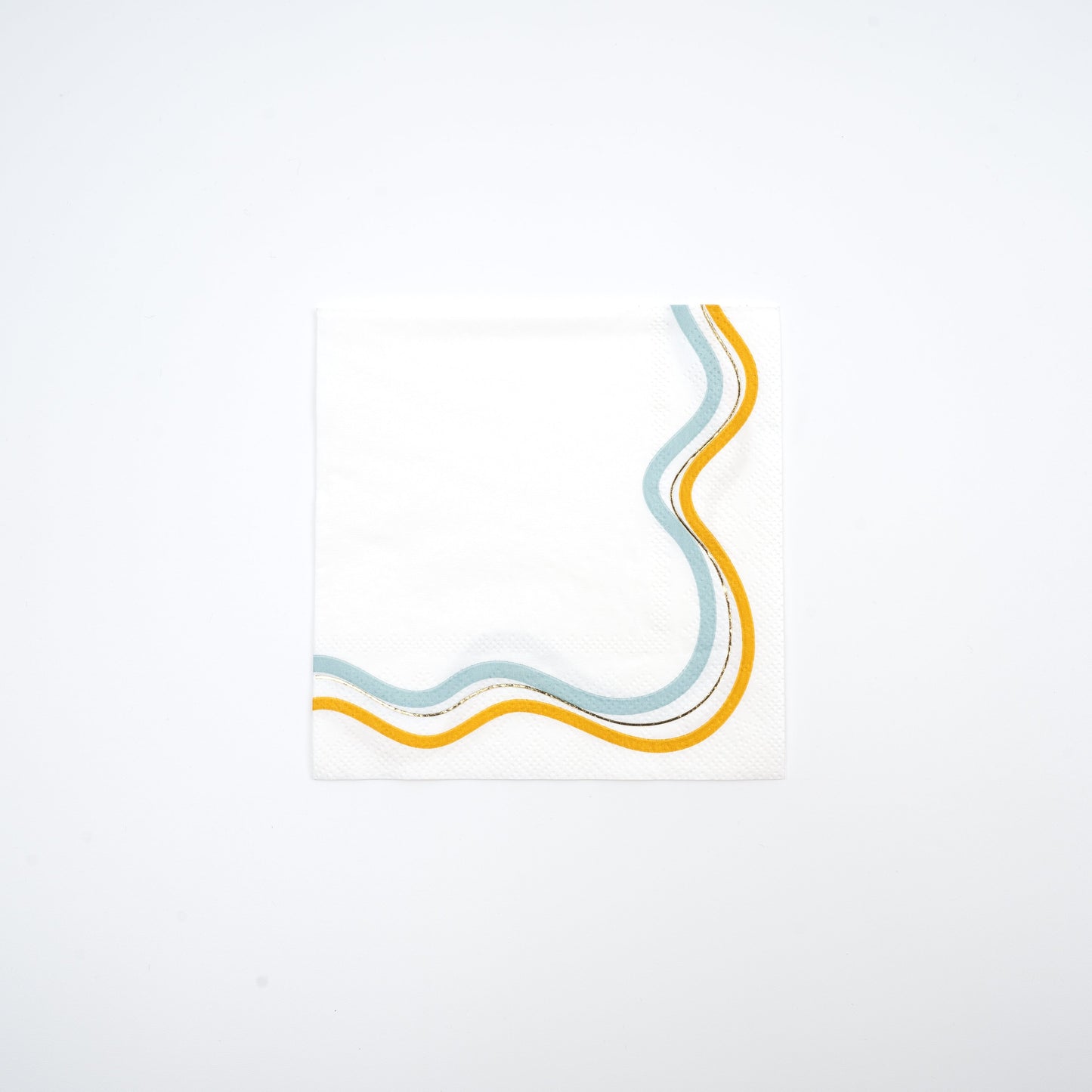 Modern Waves Beverage Napkins