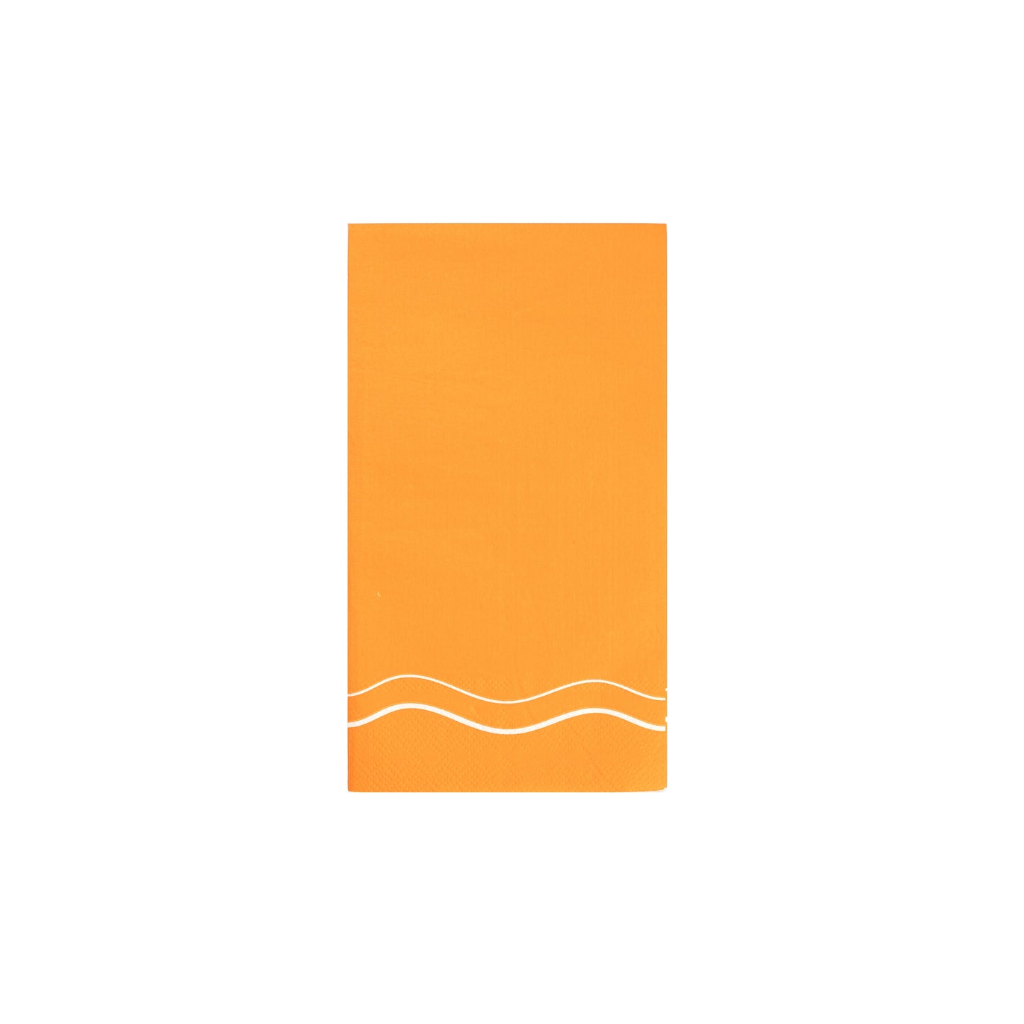 Orange Color Block Guest Towel