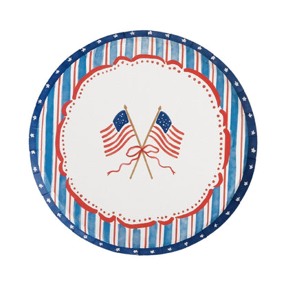 4th of July Flag Dessert Plates