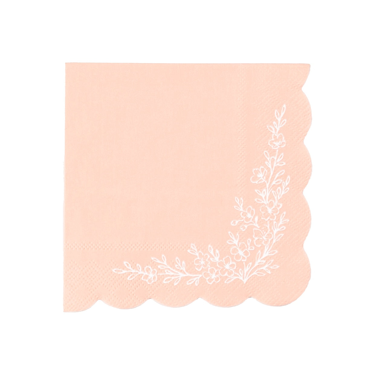 Floral Elegance Pink Beverage Napkins