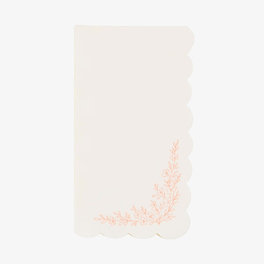 Floral Elegance Pink Guest Towels