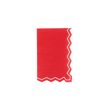 MCL25-GT18- Red Celebration ChicGuest Towels