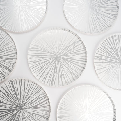 Radiance Silver Foil Dinner Plates